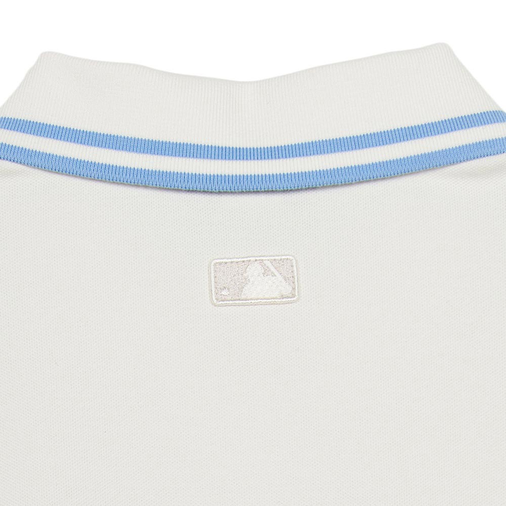 MLB 女版抗UV短袖Polo衫 紐約洋基隊 (3FPQB0253-50IVS)