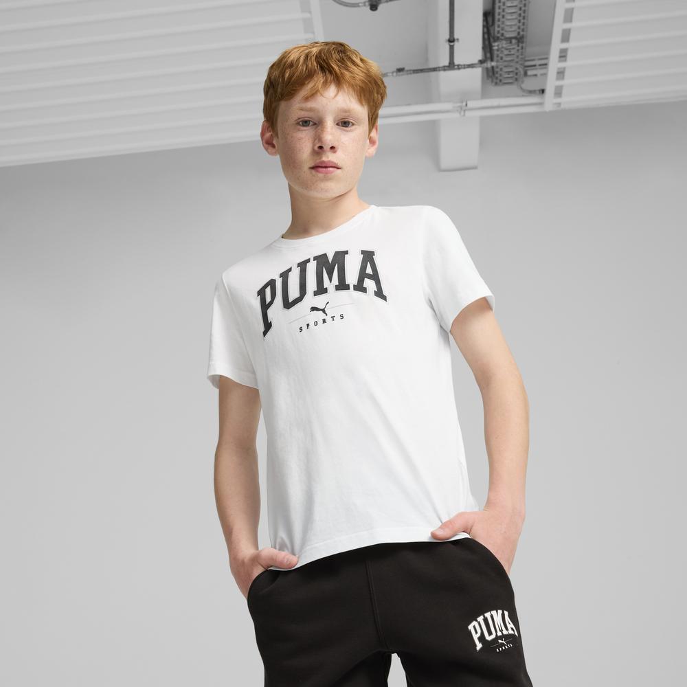 PUMA 基本系列Puma Squad短袖T恤 男童