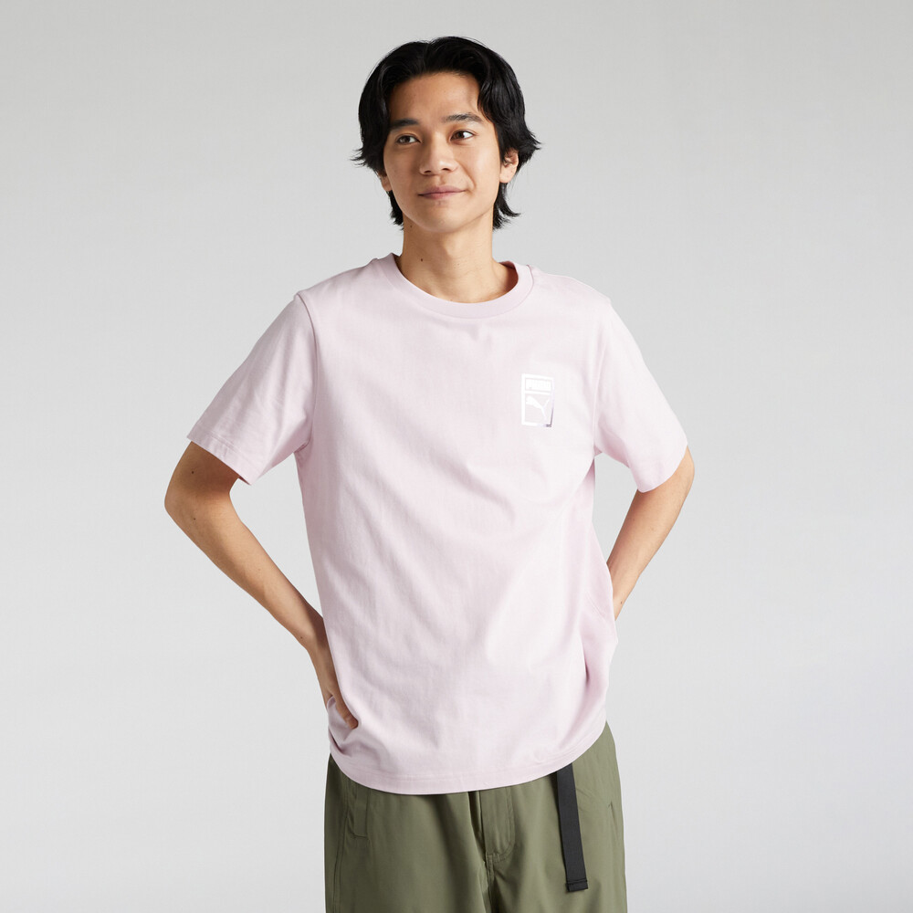 PUMA 基本系列ESS Metallic短袖T恤 男性