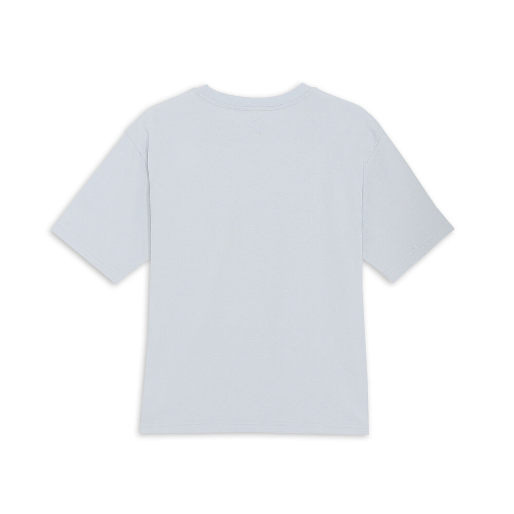 PUMA 基本系列ESS Metallic圖樣短袖T恤 男性