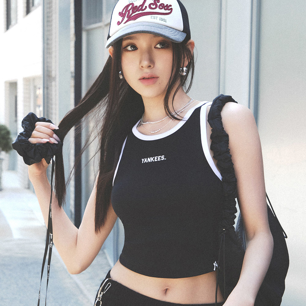 MLB 無袖 背心 Varsity系列 紐約洋基隊 (3FTOV0153-50BKS)