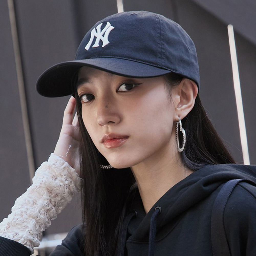 MLB 可調式軟頂棒球帽 紐約洋基隊 (3ACPDD15N-50BKS)