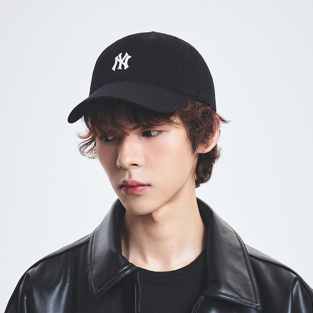 MLB 可調式軟頂棒球帽 紐約洋基隊 (3ACPW015N-50BKS)