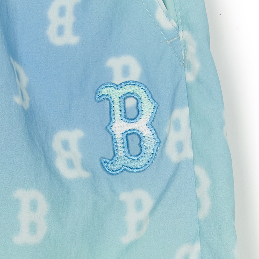 MLB KIDS 運動短褲 童裝 Monogram系列 波士頓紅襪隊 (7ASMM0153-43SBS)