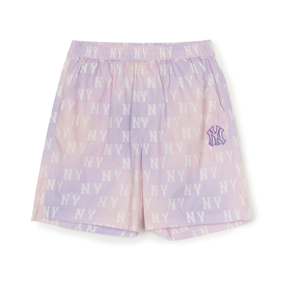 MLB KIDS 運動短褲 童裝 Monogram系列 紐約洋基隊 (7ASMM0153-50LDL)