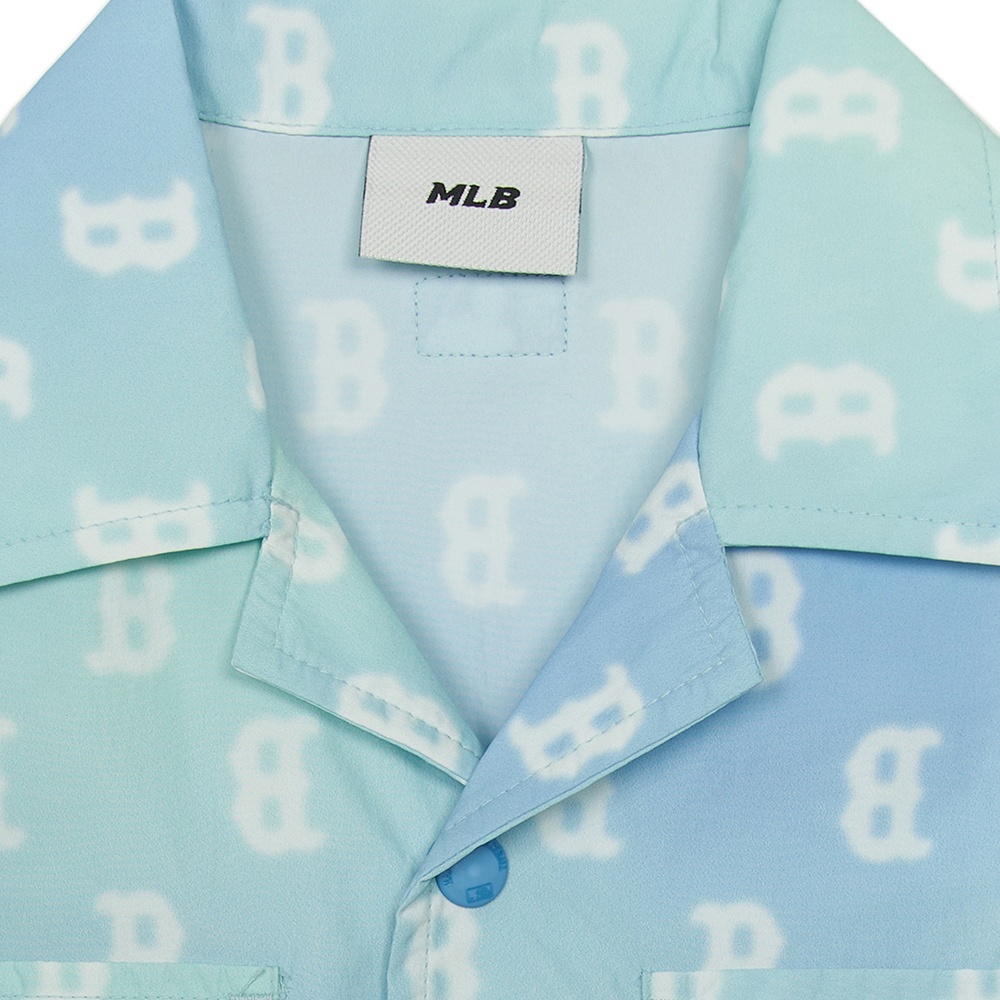 MLB KIDS 襯衫 童裝  Monogram系列 波士頓紅襪隊  (7AWSM0453-43SBS)