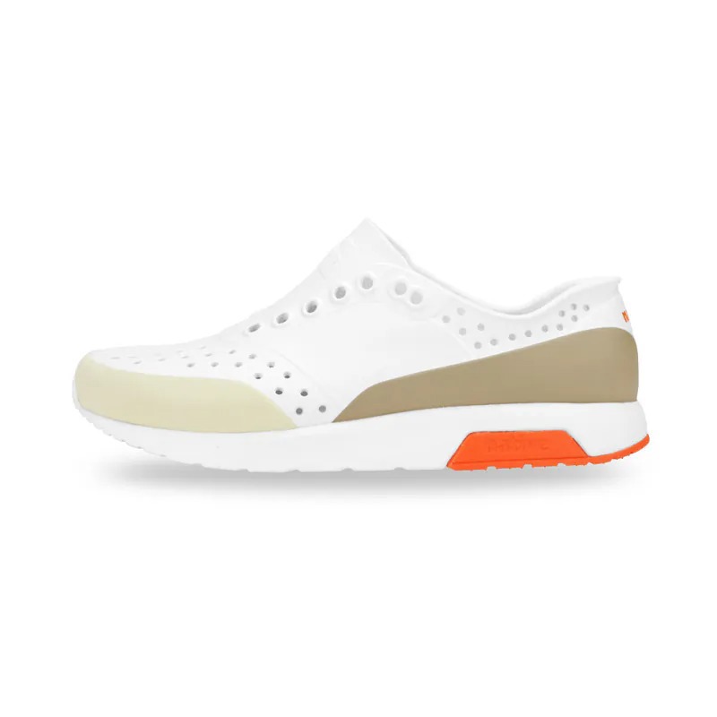 【Native Shoes】LENNOX Wanderfoam™ 雷諾-男/女鞋 亞骨白X夕陽橘 (F0000231-2088)