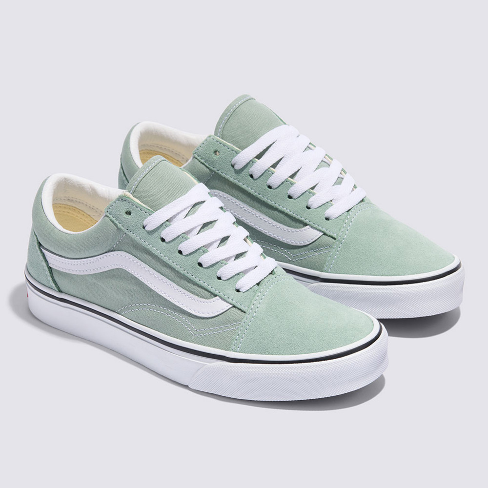 Old Skool 綠色滑板鞋
