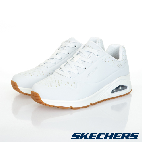 SKECHERS 女 運動系列 UNO (73690WHT)
