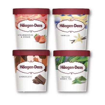【哈根達斯 Haagen-Dazs】品脫冰淇淋買四送六(迷你杯or雪糕)-口味任選