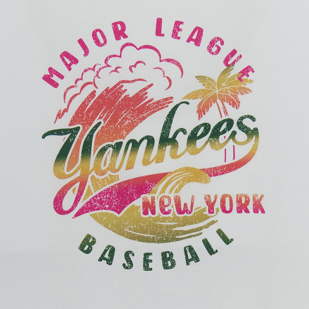 MLB 女版短袖T恤  Summer Graphics系列  紐約洋基隊 (3FTSX0153-50WHS)
