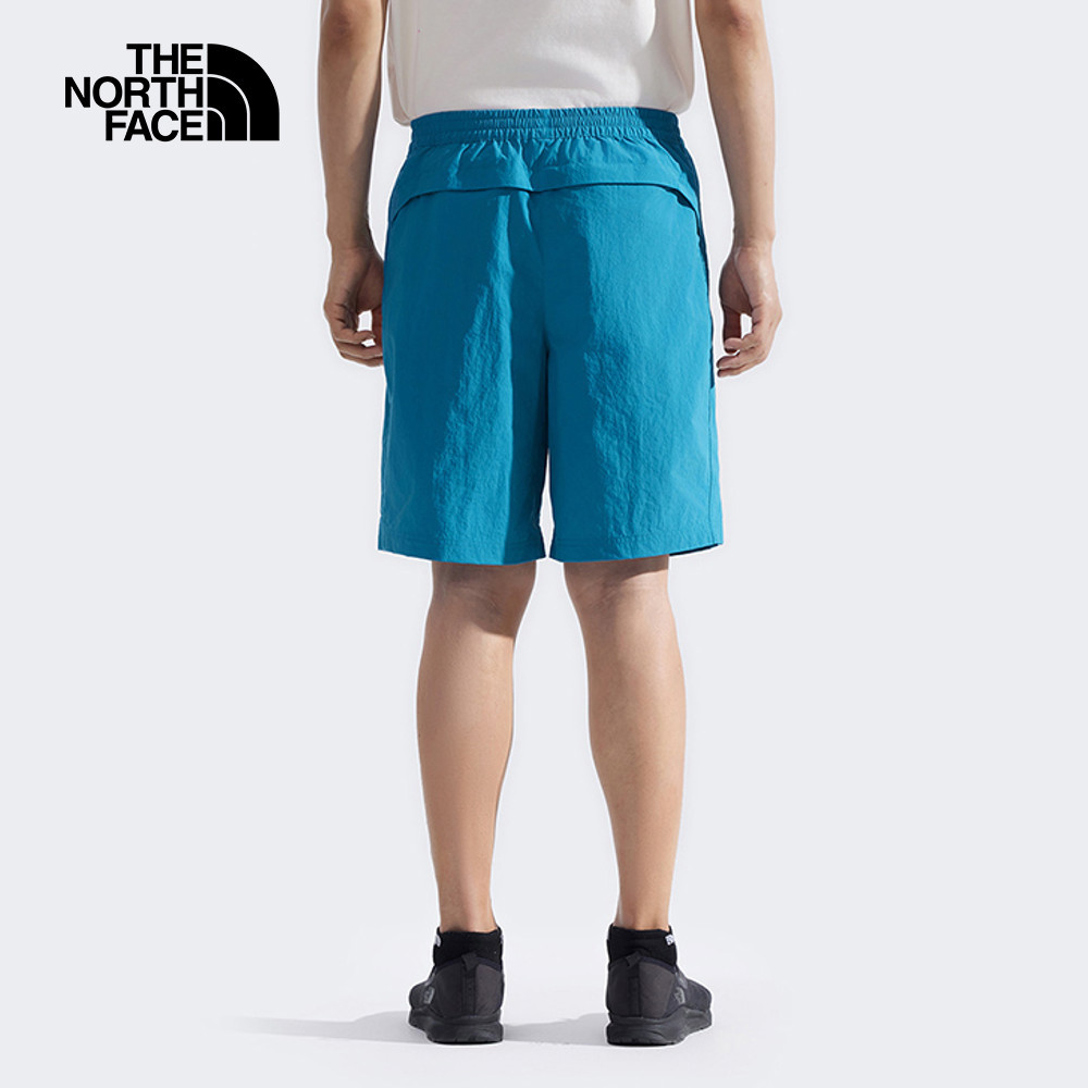The North Face北面男款藍色UPF防曬短褲｜8BWP6HO