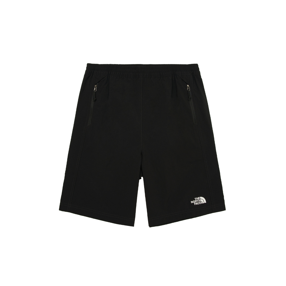 The North Face北面男款黑色UPF防曬短褲｜8BWPJK3