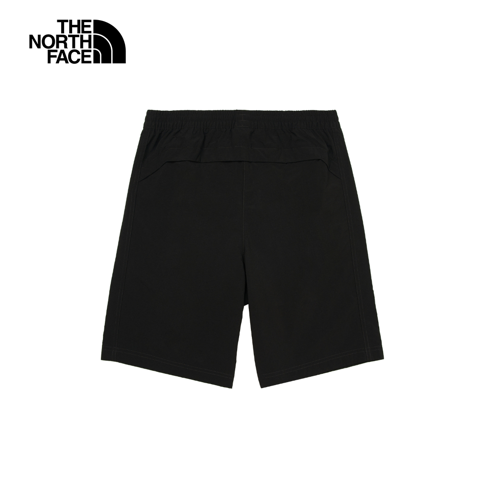 The North Face北面男款黑色UPF防曬短褲｜8BWPJK3