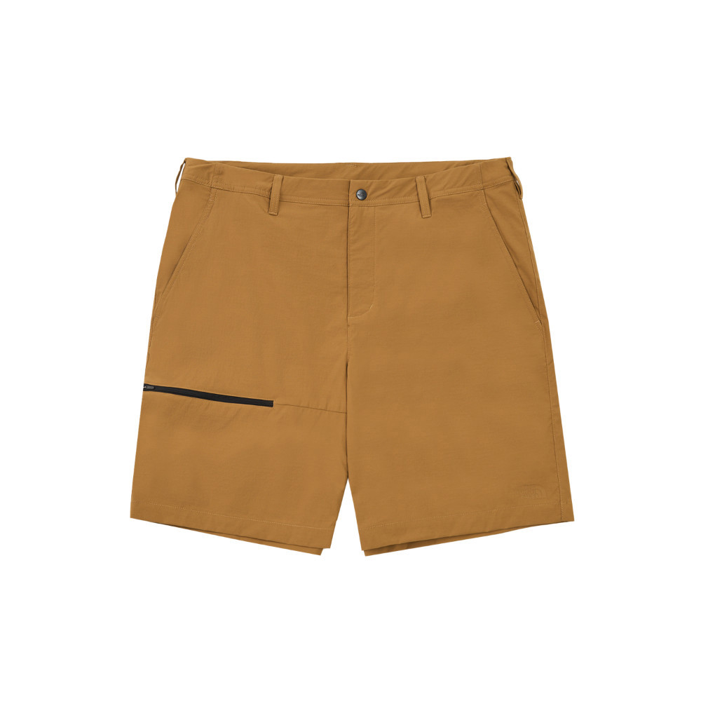 The North Face北面男款棕色DWR防潑水短褲｜8DFX173