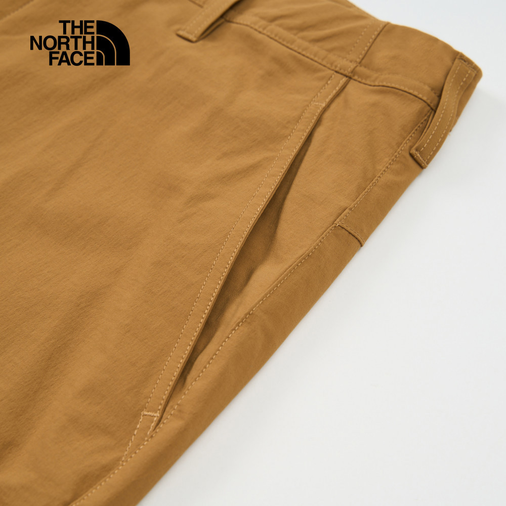 The North Face北面男款棕色DWR防潑水短褲｜8DFX173