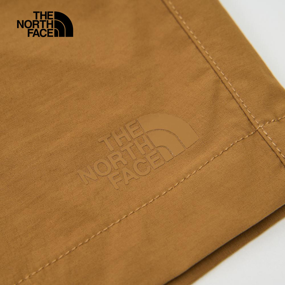 The North Face北面男款棕色DWR防潑水短褲｜8DFX173