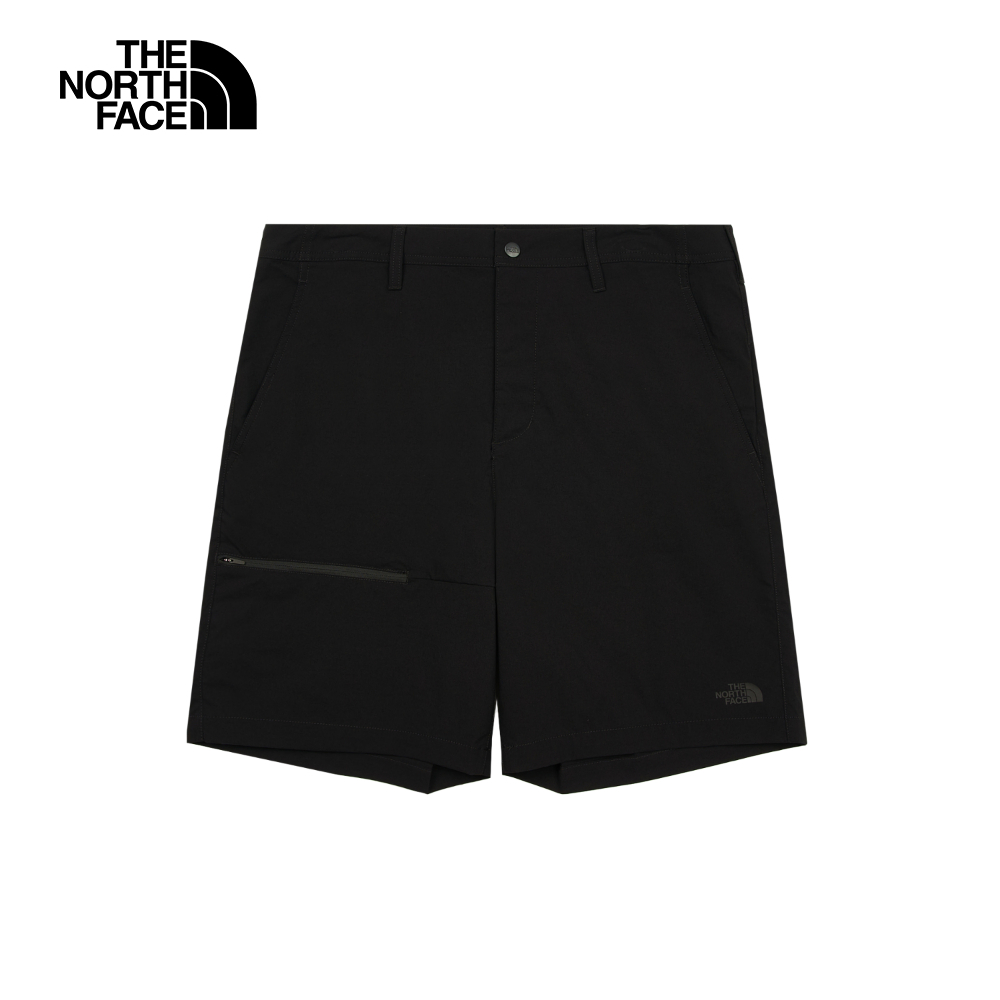 The North Face北面男款黑色DWR防潑水短褲｜8DFXJK3