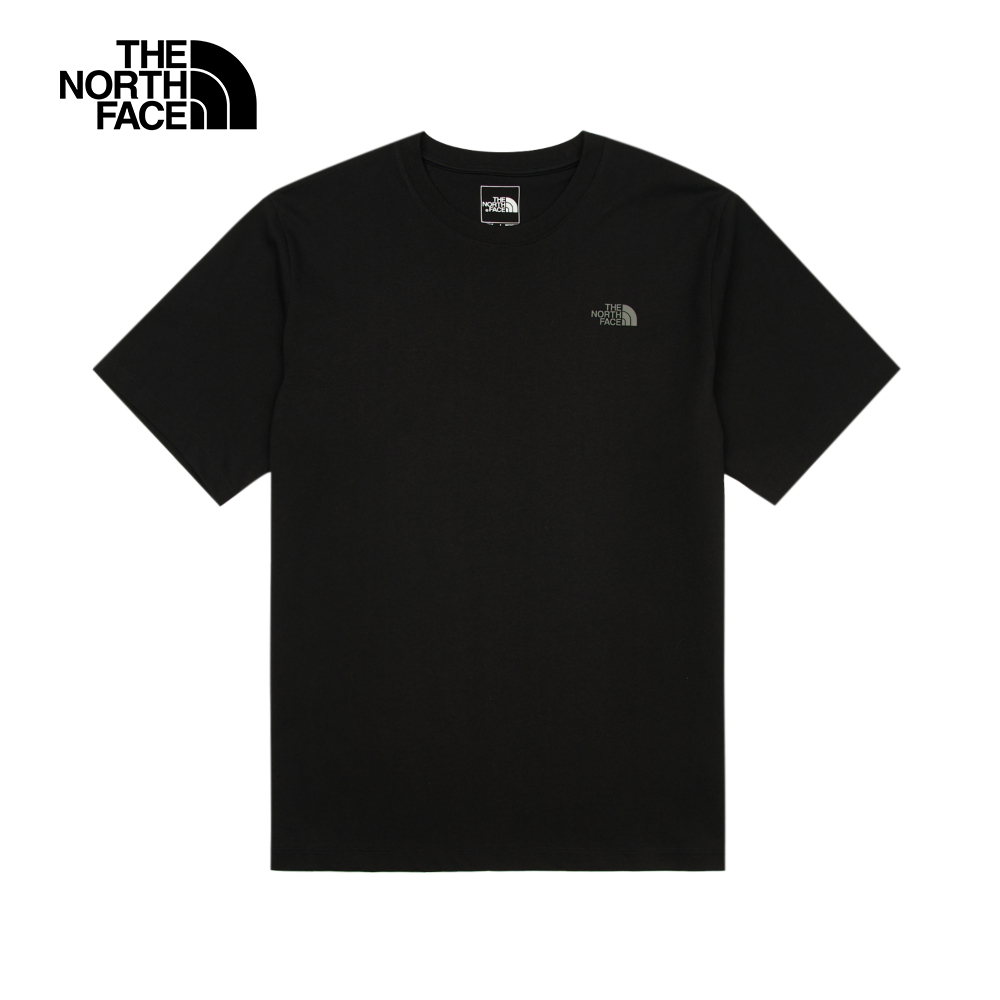 The North Face北面男女款黑色純棉大尺寸瓢蟲印花短袖T恤｜8DBZJK3