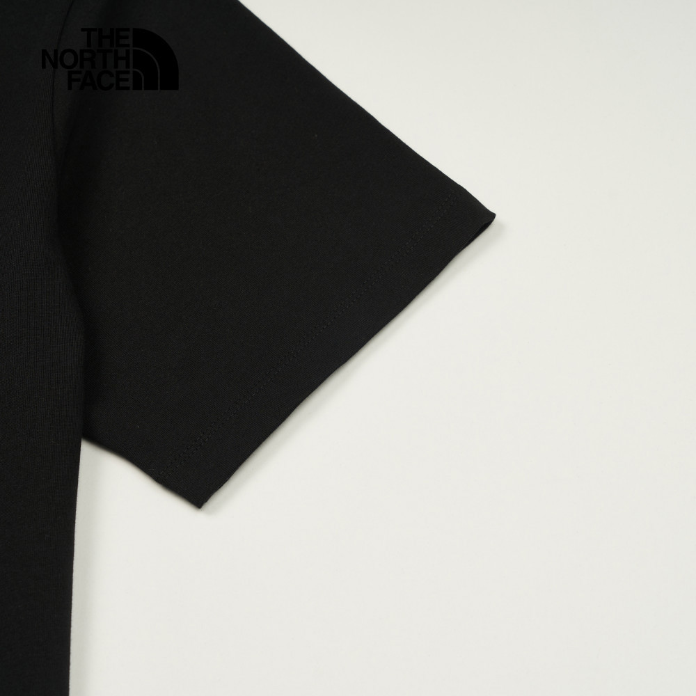The North Face北面男女款黑色純棉大尺寸瓢蟲印花短袖T恤｜8DBZJK3