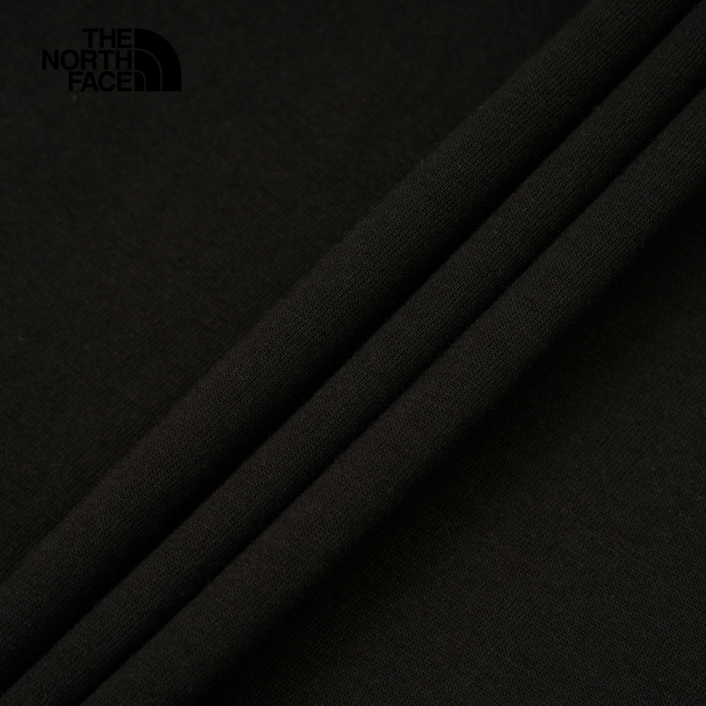 The North Face北面男女款黑色純棉大尺寸蝴蝶印花短袖T恤｜8DC0JK3