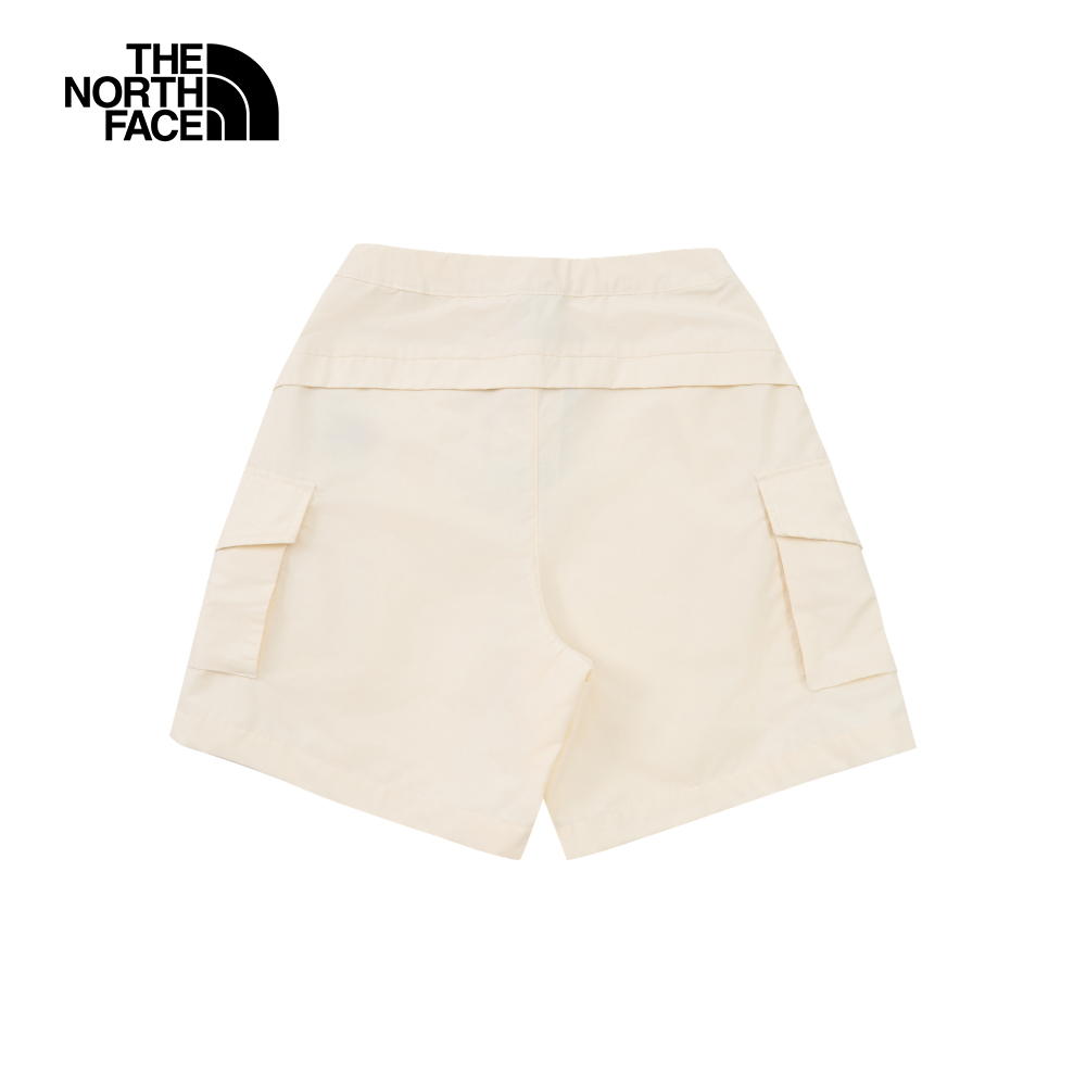 The North Face北面女款米白色WindWall防風短褲｜8C58QLI