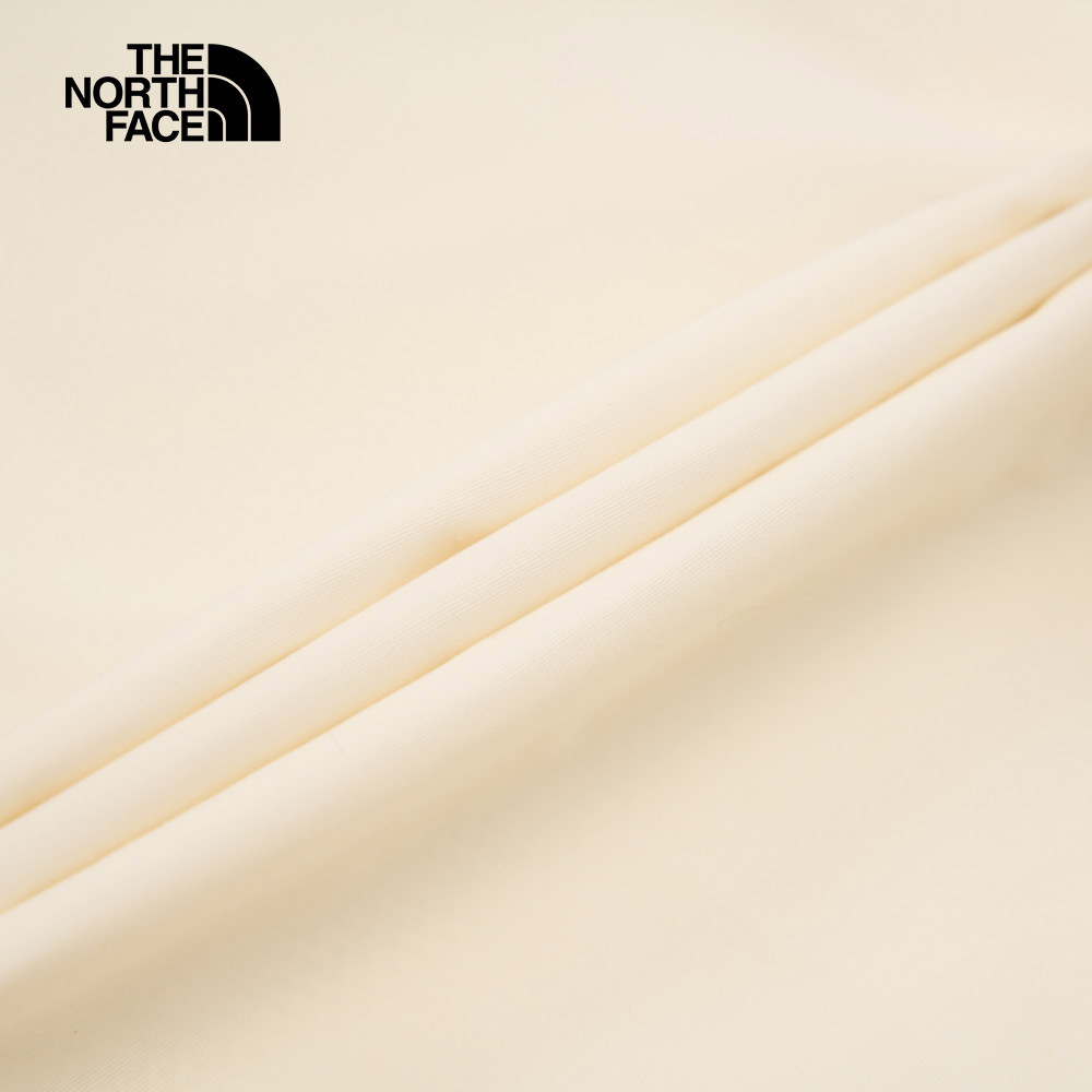 The North Face北面女款米白色WindWall防風短褲｜8C58QLI