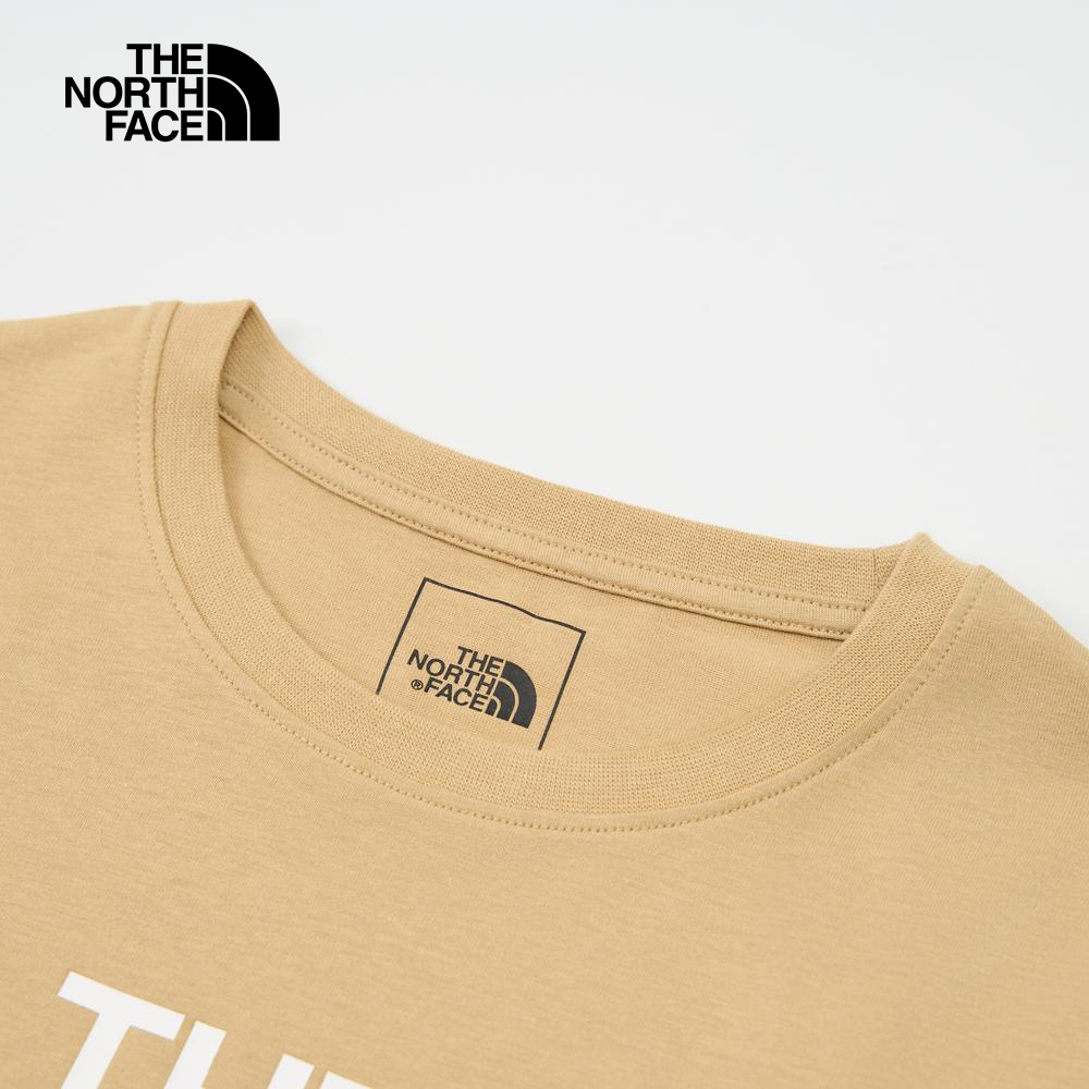 The North Face北面女款卡其色吸濕排汗短袖T恤｜8CK9LK5