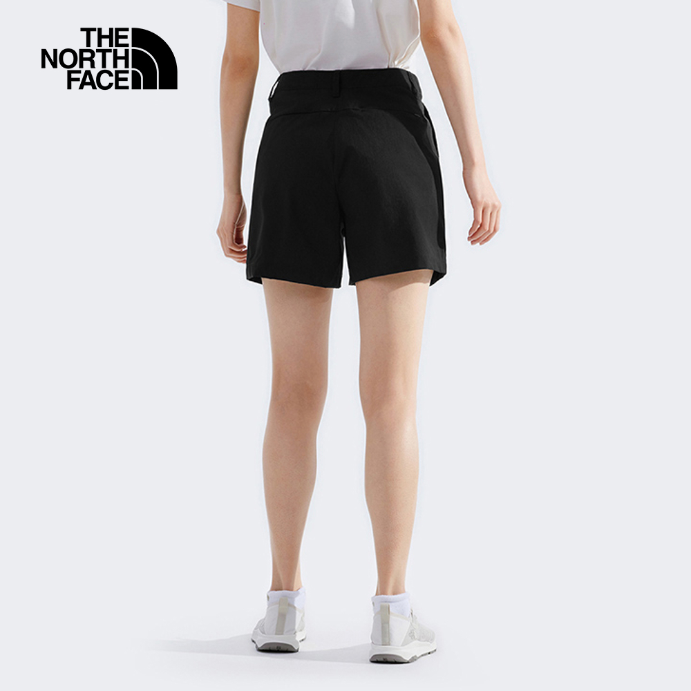 The North Face北面女款黑色DWR防潑水短褲｜8DFMJK3