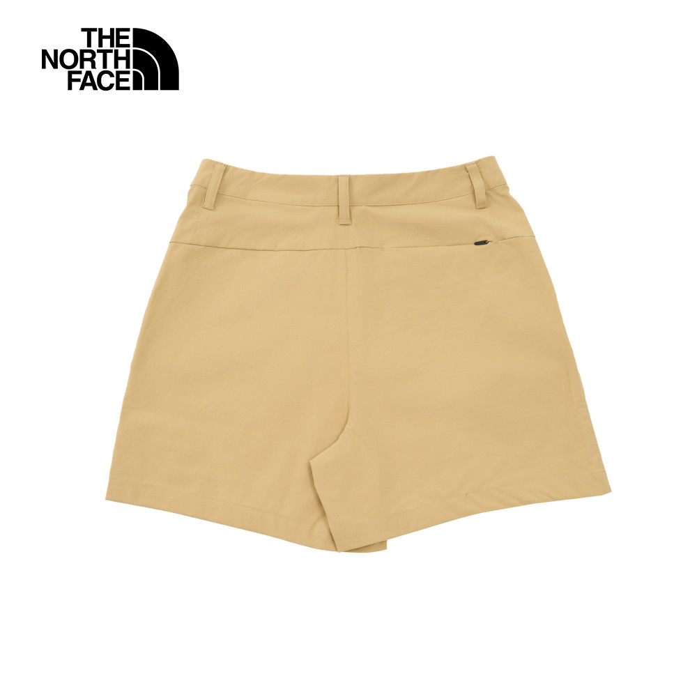 The North Face北面女款卡其色DWR防潑水短褲｜8DFMLK5