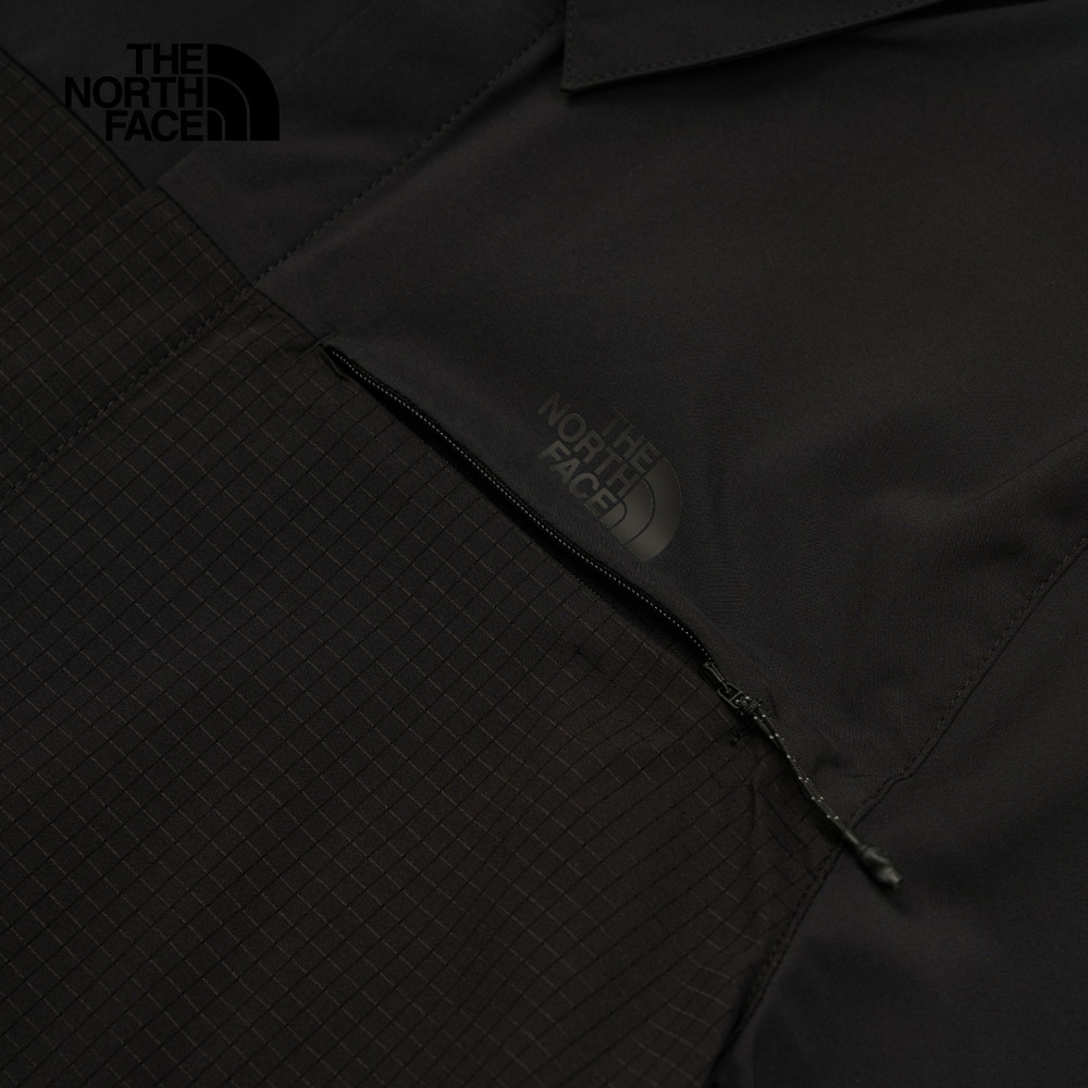 The North Face北面女款黑色UPF防曬短袖襯衫｜8DFRJK3