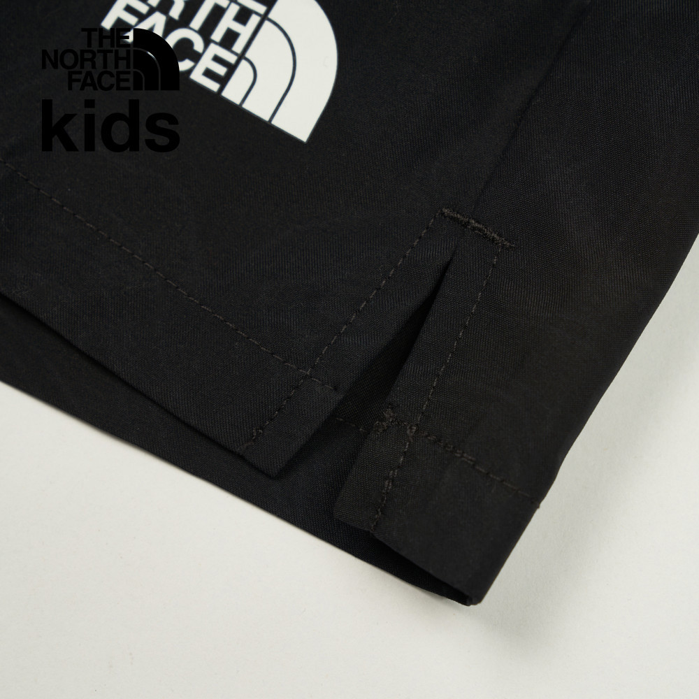 The North Face北面兒童灰黑拼接DWR防潑水短褲｜8BE89Y7