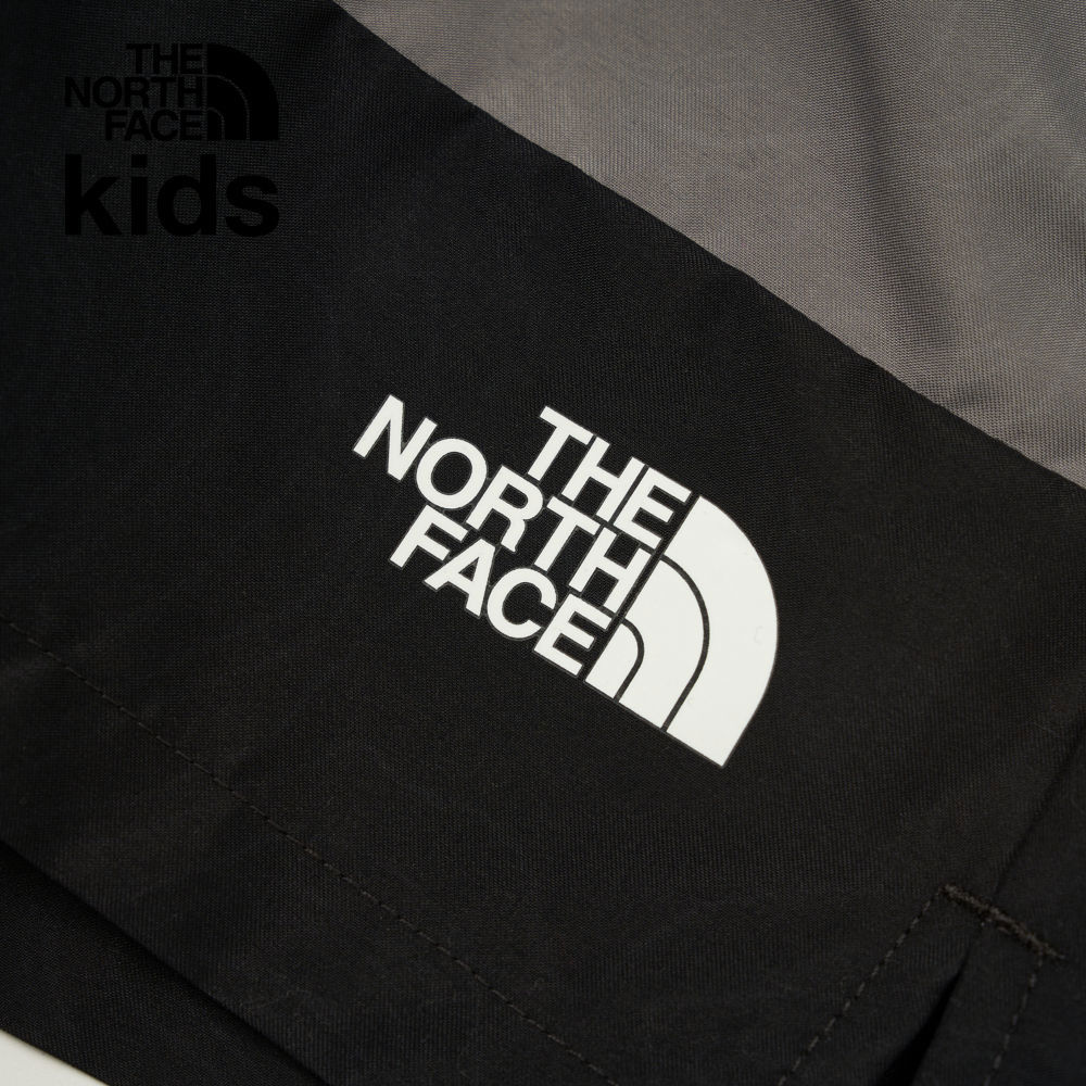 The North Face北面兒童灰黑拼接DWR防潑水短褲｜8BE89Y7