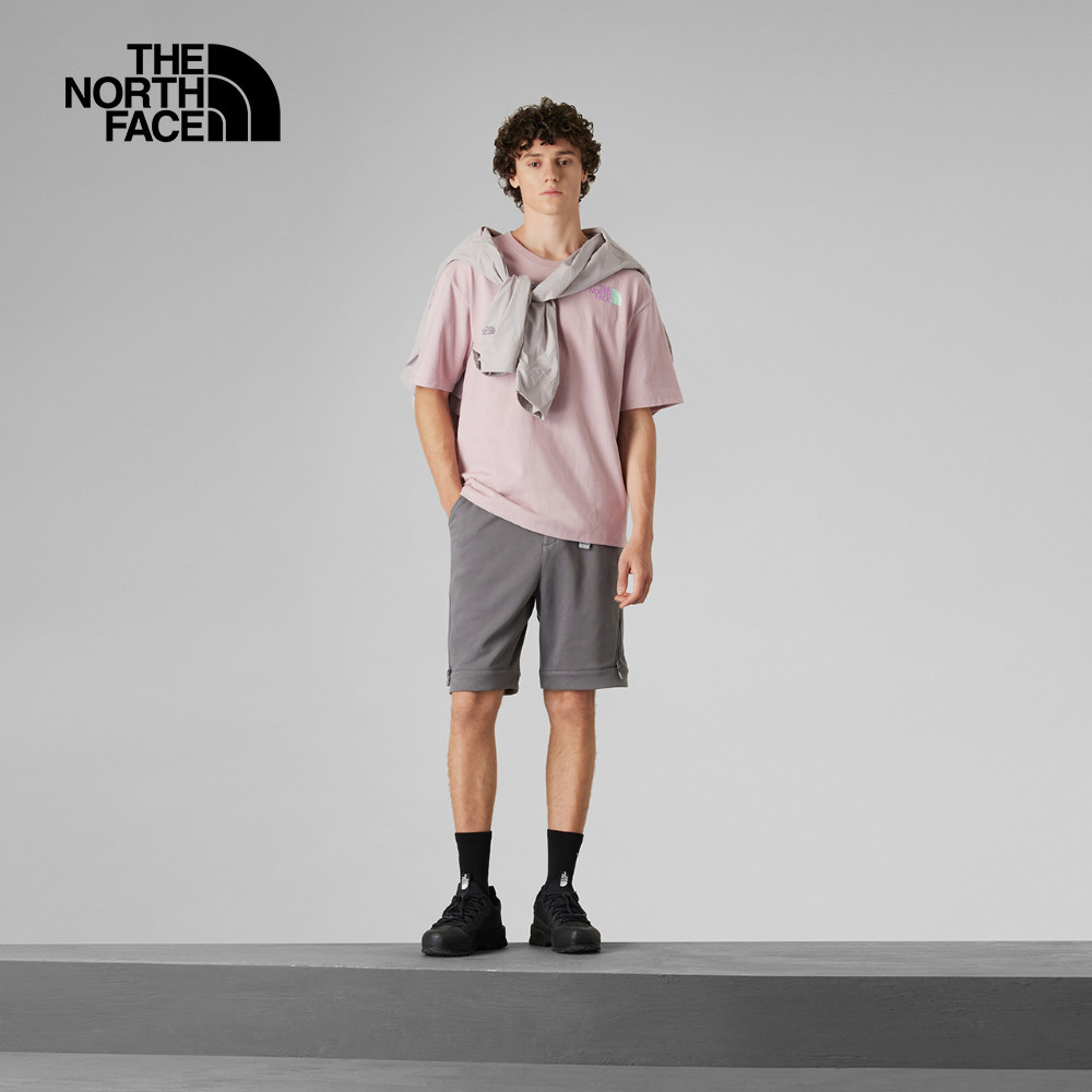 UE男款粉紅色大尺寸LOGO印花短袖T恤｜81M10SO