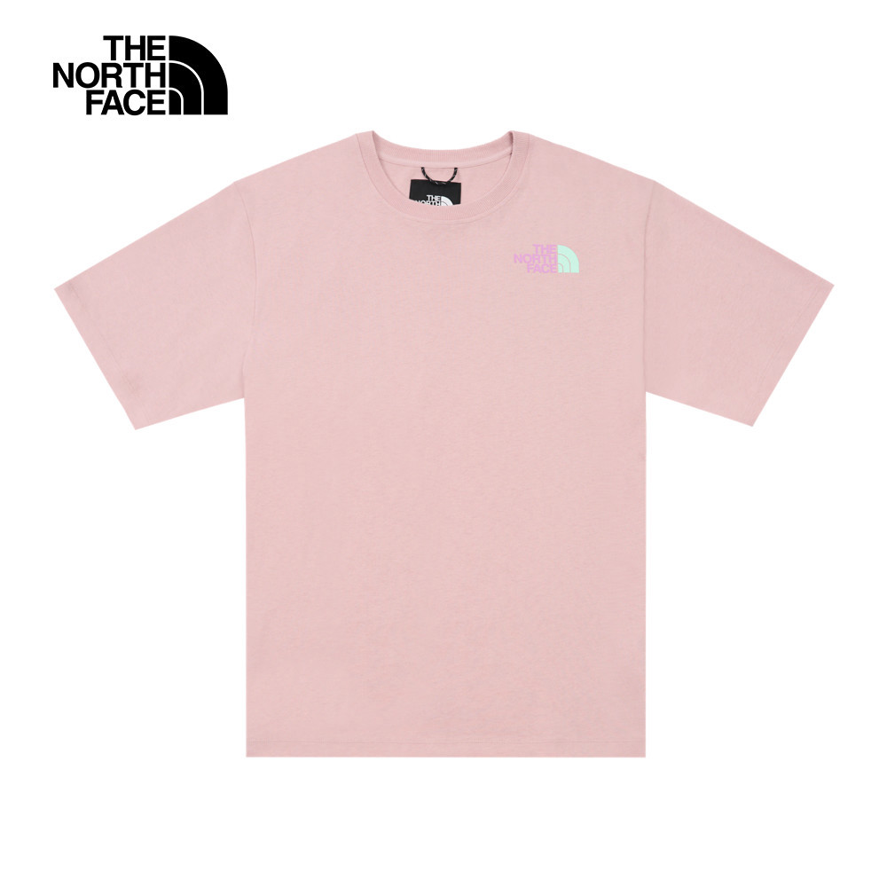 UE男款粉紅色大尺寸LOGO印花短袖T恤｜81M10SO