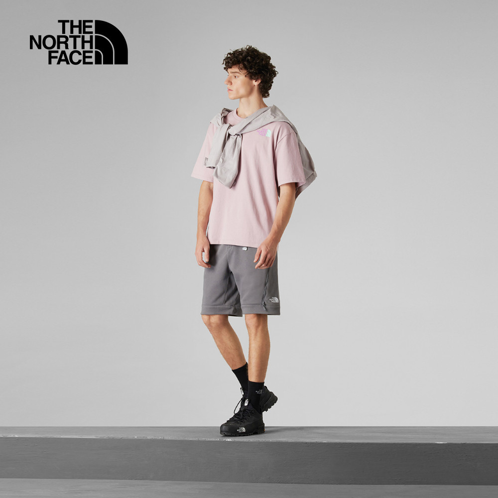 UE男款粉紅色大尺寸LOGO印花短袖T恤｜81M10SO