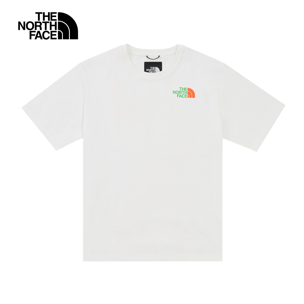 UE男款白色大尺寸LOGO印花短袖T恤｜81M1ZIN