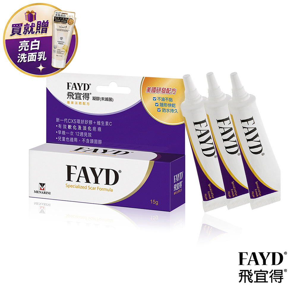 【Fayd 飛宜得】凝膠(15g/入x3)