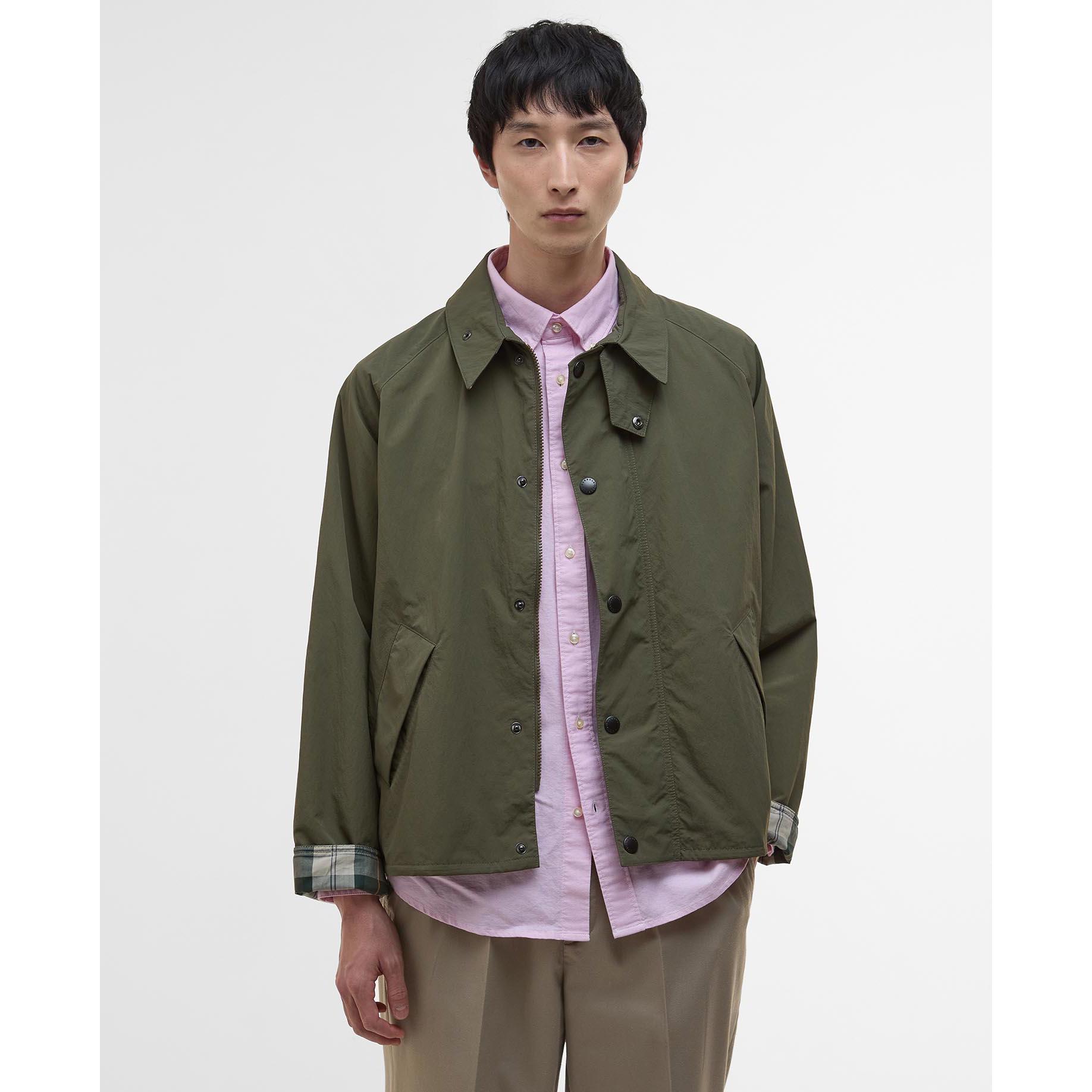 Barbour　NEW TRANSPORT JACKET　撥水　1701080 Barbour Transport Wax Jacket Olive