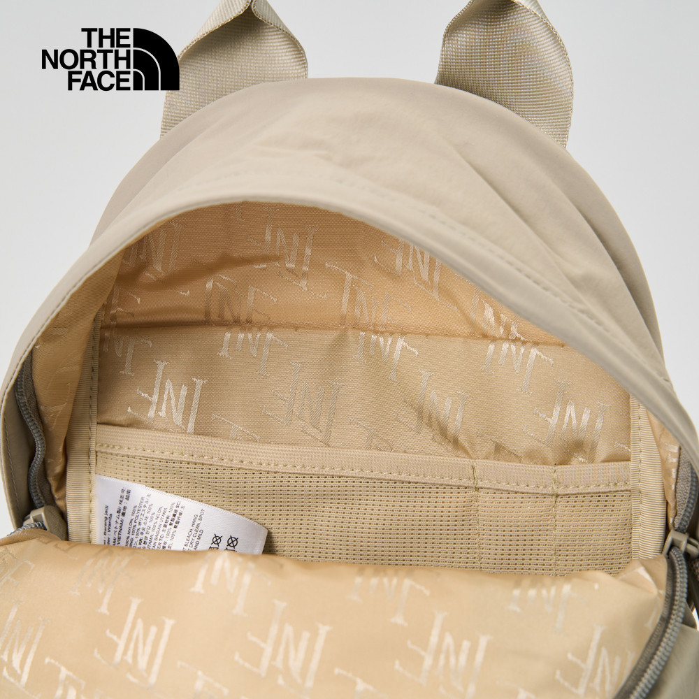 The North Face北面男女款棕色DWR防潑水大容量休閒後背包｜81DV1I4