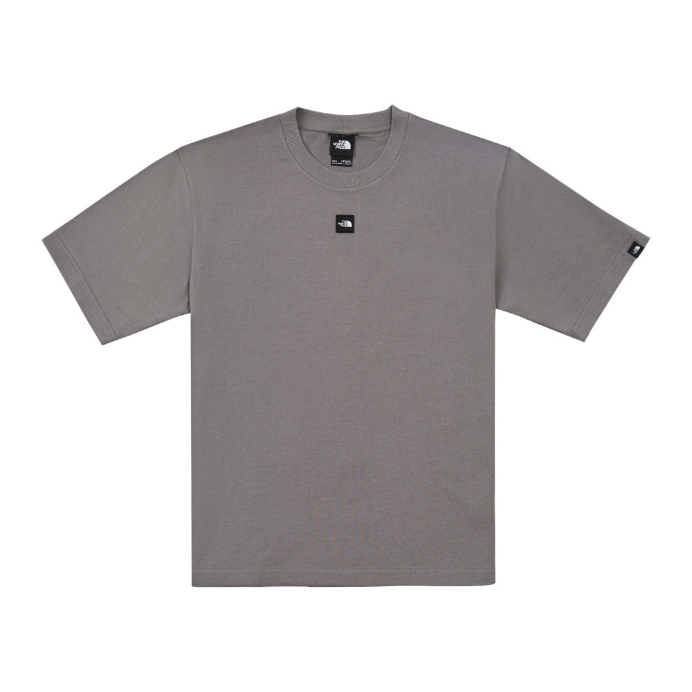 UE男款灰色純棉舒適短袖T恤｜8BTV0UZ