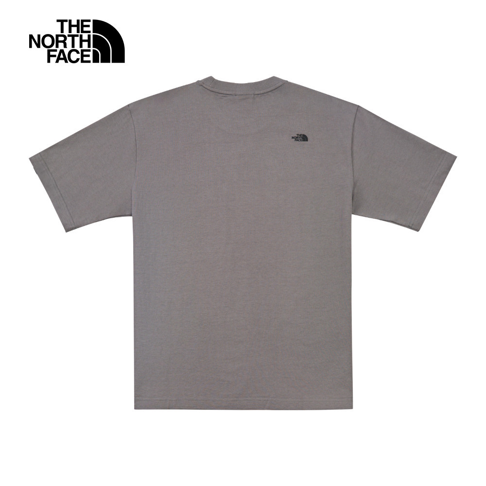 UE男款灰色純棉舒適短袖T恤｜8BTV0UZ