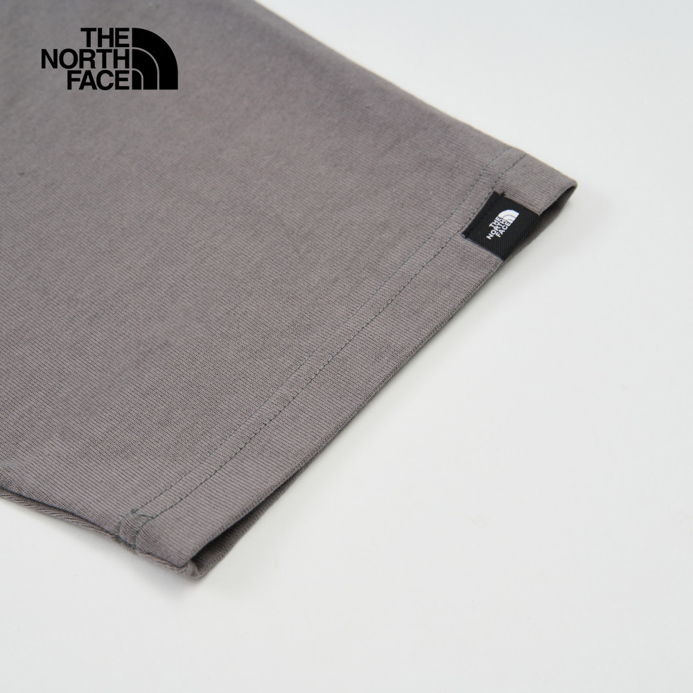 UE男款灰色純棉舒適短袖T恤｜8BTV0UZ