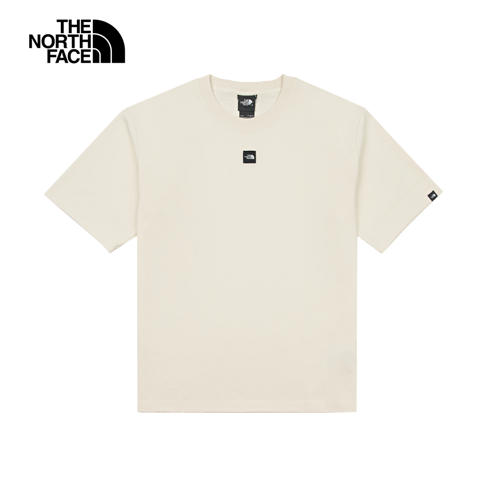 UE男款米白色純棉舒適短袖T恤｜8BTVQLI