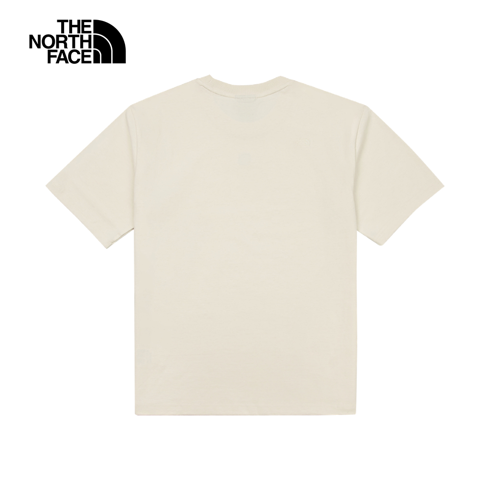 UE男款米白色純棉舒適短袖T恤｜8BTVQLI