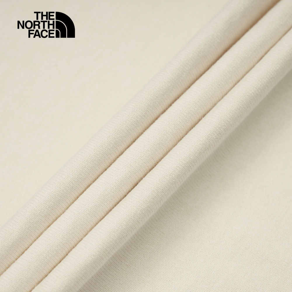 UE男款米白色純棉舒適短袖T恤｜8BTVQLI