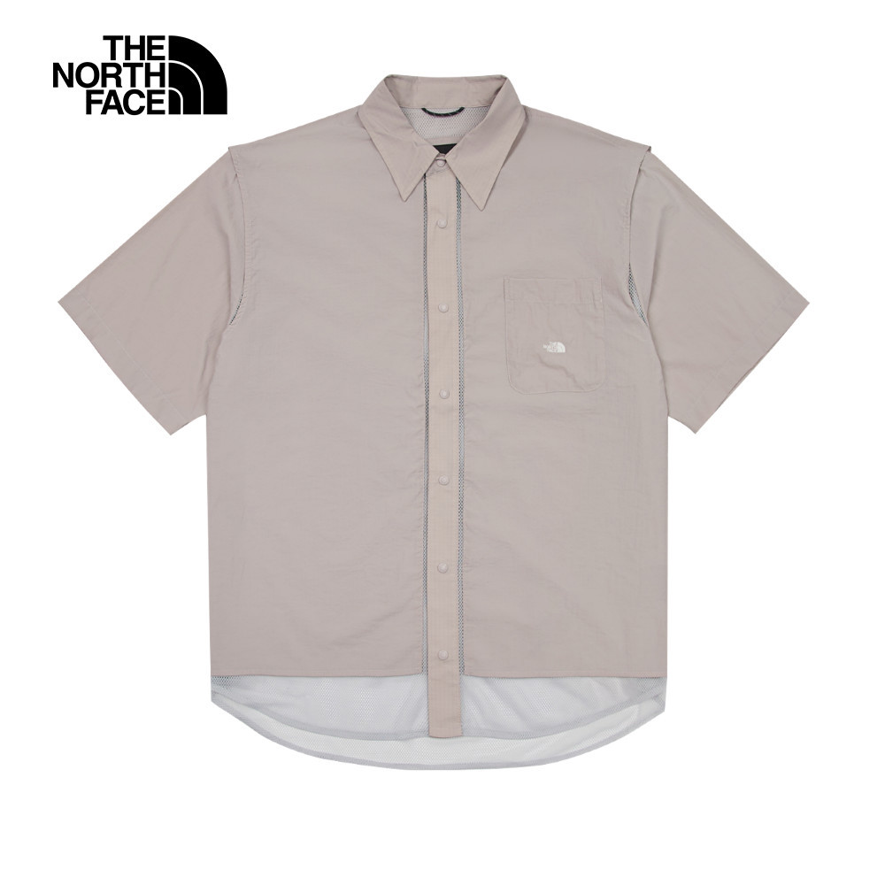 The North Face UE男款灰色舒適透氣短袖襯衫｜8CKP1OA－BPPDRM潮流球