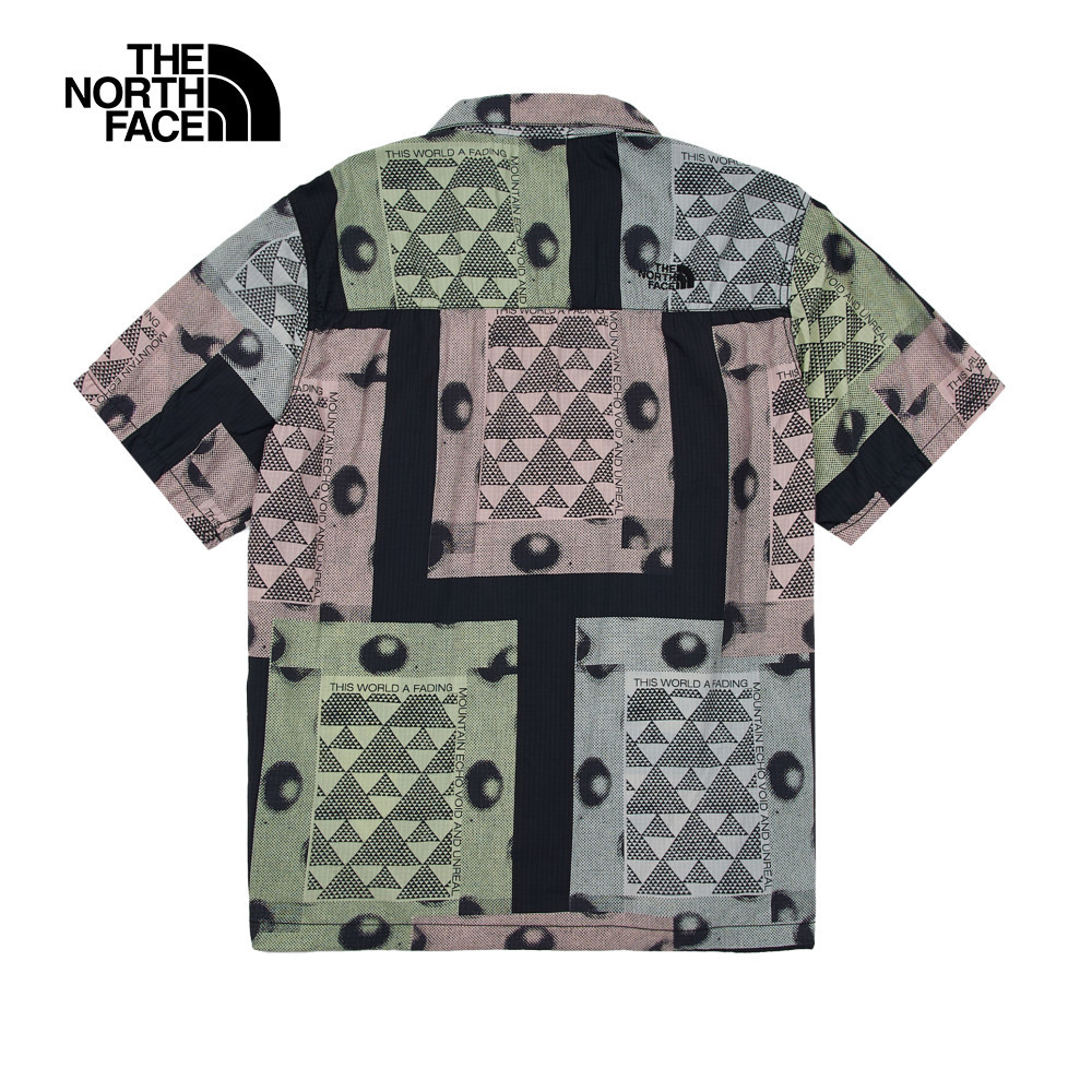 UE男款宇宙黑印花短袖襯衫｜8CKQJK3