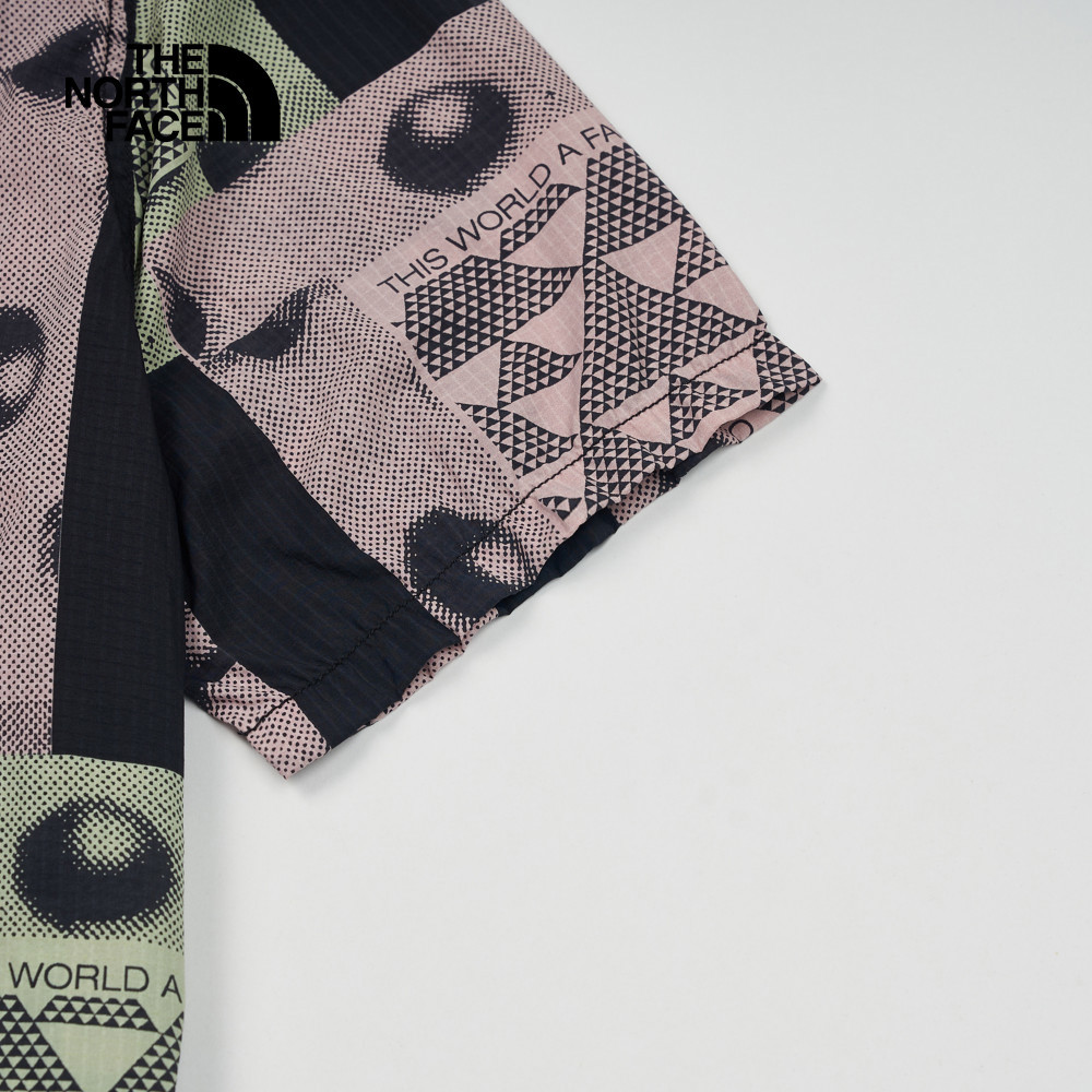 UE男款宇宙黑印花短袖襯衫｜8CKQJK3