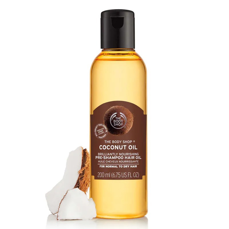 【THE BODY SHOP】椰油亮采護髮油-200ML